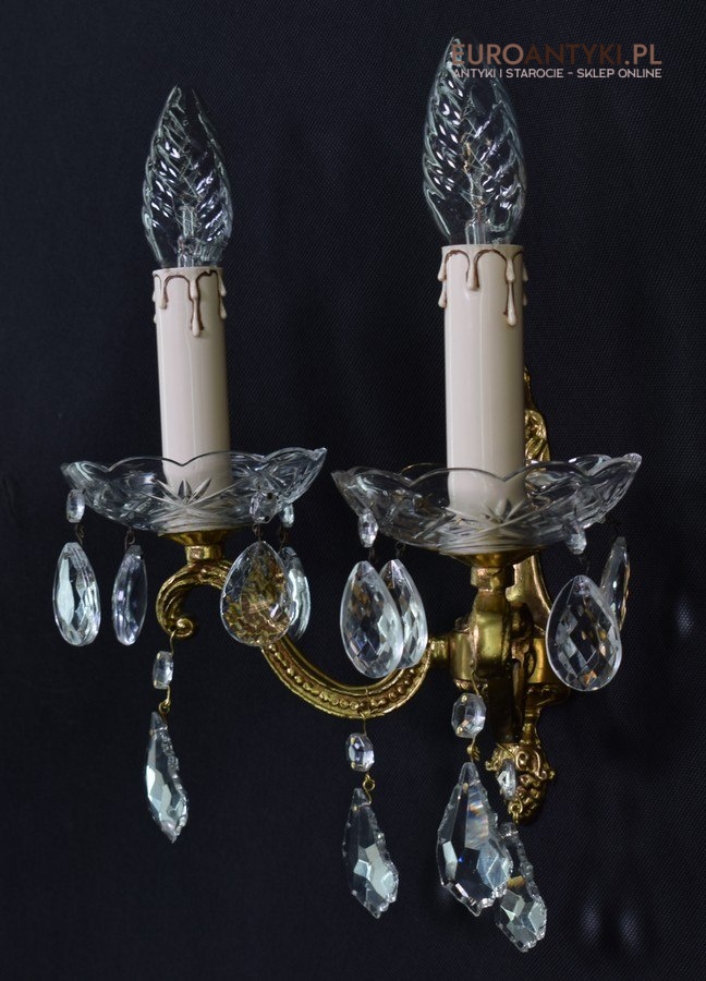 kryształowy kinkiet kryształowy kinkiet